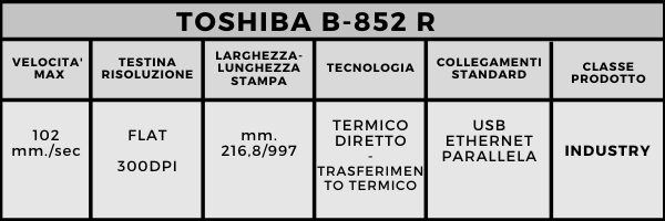 Toshiba B-852R - id Solutions Srl